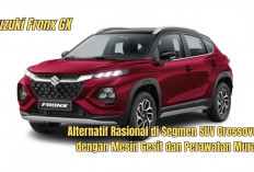 Suzuki Fronx GX: Alternatif Rasional di Segmen SUV Crossover dengan Mesin Gesit dan Perawatan Murah