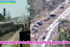 Kecelakaan Mengerikan Kereta Argo Semeru di Wates Guncang Penumpang