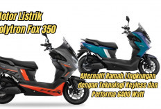 Motor Listrik Polytron Fox 350, Alternatif Ramah Lingkungan dengan Teknologi Keyless dan Performa 6400 Watt
