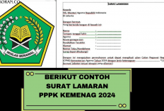 Contoh Surat Lamaran PPPK Kemenag dan Dokumen Apa Saja yang Dipersiapkan