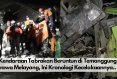 Tragis! 4 Kendaraan Tabrakan Beruntun di Temanggung, 2 Nyawa Melayang, Ini Kronologi Kecelakaannya.. 