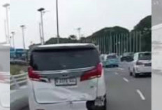BYD Tabrak Alphard Dekat Terminal 3 Bandara Soetta! Begini Kronologinya 