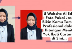 5 Website AI Edit Foto Pakai Jas, Bikin Kamu Tampil Profesional dalam Hitungan Menit, Yuk Ikuti Caranya Disini