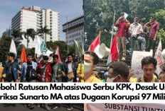 Heboh! Ratusan Mahasiswa Serbu KPK, Desak Periksa Sunarto MA atas Dugaan Korupsi 97 Miliar