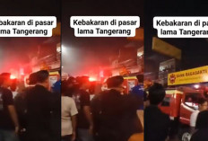 Ngeri! Kebakaran Rumah Makan Ayam Taliwang di Pasar Lama Tangerang, 3 Orang Luka Bakar