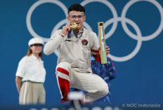 Luar Biasa! Rizki Juniansyah Rebut Emas Kedua Indonesia di Olimpiade Paris 2024, Catat Rekor Olimpiade Juga