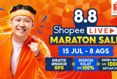 8 Kode Voucher Shopee Live Maraton Sale 8.8 19 Juli 2024: Diskon Hemat 80 Persen, Potongan Spesial Rp200 Ribu