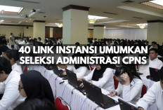 40 LINK Instansi Umumkan Hasil Seleksi Administrasi CPNS 2024, Selengkapnya Cek di Sini