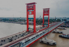 Perayaan Tahun Baru Jembatan Ampera Ditutup 3 Jam, Cek Jadwal Penutupannya!