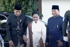 Prabowo Tiba di DPR Diiringi Putra Tercinta, Langsung Sambut Tamu Negara dengan Pakaian Tradisional Betawi!