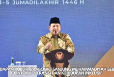 Di Hadapan Publik, Prabowo Sanjung Muhammadiyah Sebagai Contoh Toleransi dan Kehidupan Inklusif