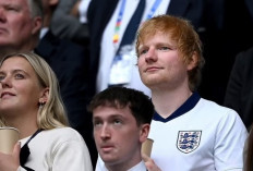 Ed Sheeran Ternyata Gibol Juga Ya, Dukung Langsung Timnas Inggris 