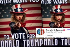 Donald Trump Posting Gambar Taylor Swift Beri Dukungan untuknya, Benarkah? Begini Faktanya!