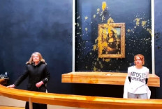 Speechless, Lukisan Mona Lisa di Museum Louvre Paris Dilempar Sup Kaleng Oleh 2 Aktivis, Ini Motifnya!