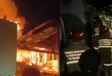 Si Jago Merah Mengamuk! Kebakaran Hanguskan Dua Rumah di Palembang