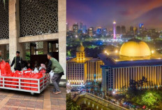 Masjid Istiqlal Bagi-Bagi 4 Ribu Makan Gratis & 40 Kamar Hotel Buat Musafir Selama Ramadan!