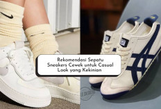 Casual Look! 5 Sepatu Sneakers Wanita Desain Kekinian dan Stylish bikin Santai-santai Jadi Fashionable 