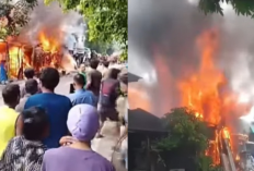 Si Jago Merah Mengamuk di Pademangan Timur Jakut, Rumah Warga Terbakar Dekat Rel Kereta!