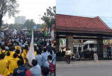 DPRD Palembang Diguncang Aksi! Ribuan Ojol dan Mahasiswa Turun ke Jalan, Sekolah Libur dan Mal Besar Tutup!