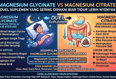 Magnesium Glycinate vs Magnesium Citrate: Duel Suplemen yang Sering Dipakai Biar Tidur Lebih Nyenyak