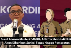 Surat Edaran Menteri PANRB, ASN Terlibat Judi Online Akan Diberikan Sanksi Tegas hingga Pemecatan!