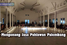 Ditutup Dengan Penerangan 1000 lilin: Peringatan Pertempuran 5 Hari 5 Malam di Palembang
