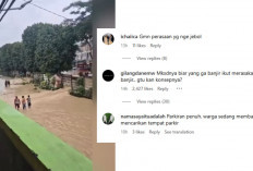 Viral Video Warga Jebol Tembok Pembatas untuk Alirkan Banjir, Malah Bikin Air Meluber ke Jalan Raya