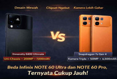 Perbandingan Infinix NOTE 60 Ultra dan NOTE 60 Pro: Beda Desain, Chipset, hingga Kamera! 
