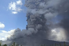 Update Gunung Lewotobi Laki-Laki di Flores Timur Erupsi, Kolom Abu Capai 3.000 Meter, PVMBG Imbau Waspada!