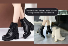 4 Rekomendasi Sepatu Boots Wanita Desain Fashionable, Elegan, Chic dan Stylish, Formal dan Casual Makin Badai