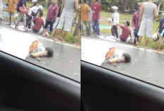 Kecelakaan di Srinanti, Antar Anak Sekolah, Ibu Tewas Anak Tak Sadarkan Diri