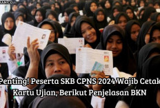 Penting! Peserta SKB CPNS 2024 Wajib Cetak Kartu Ujian, Berikut Penjelasan BKN