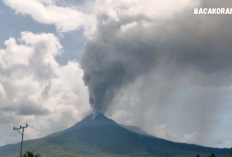 Kembali Terjadi Erupsi di Gunung Lewotobi Laki-Laki, Kolom Abu setinggi 1.200 Meter