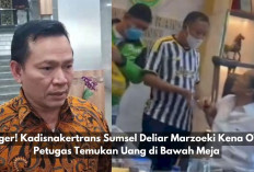 Geger! Kadisnakertrans Sumsel Deliar Marzoeki Kena OTT, Petugas Temukan Uang di Bawah Meja
