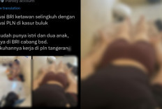 Viral! Pegawai BRI BSD Selingkuh dengan Karyawan PLN, Foto Mesra di Kasur Tipis Tersebar... 