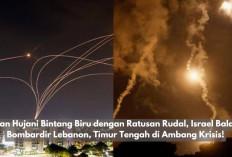 Iran Hujani Bintang Biru dengan Ratusan Rudal, Israel Balas Bombardir Lebanon, Timur Tengah di Ambang Krisis!