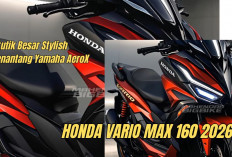 Honda Vario Max 160 2026: Skutik Besar Stylish Penantang Yamaha AeroX