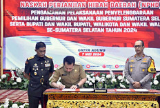 Pj Gubernur Agus Fatoni Resmi Tandatangani NPHD Pengamanan Pilkada 2024 kepada TNI dan Polri