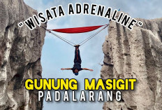 Tidur di Langit! Sensasi Hammock Gantung di Tebing Masigit Bandung yang Lagi Viral, Spot Anti Mainstream