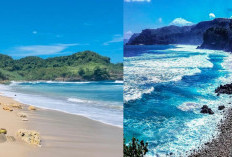 Wisata Alam Pantai Molang, Surga Laut Biru dan Ombak Gagah di Selatan Jawa, Cuma 30 Menit dari Kota Trenggalek