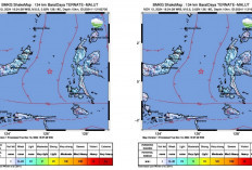 Gempa Bumi Berkekuatan 5.5 Magnitudo Guncang Wilayah Ternate Maluku Utara, Tidak Berpotensi Tsunami