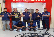Panjat Tower BTS Malam Hari Warga Curiga, Pencuri Kabel Bermobil Berhasil Dicegat Polisi