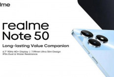 Penasaran dengan Realme Note 50, HP Pertama dengan Layar 90Hz dan Chip Unisoc Harga Rp 1 Jutaan, Klik di Sini