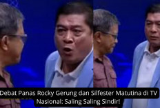 Debat Panas Rocky Gerung dan Silfester Matutina di TV Nasional: Saling Sindir!