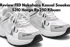 Review FED Nakahara Kasual Sneakers 5310: Sepatu Simpel Rp250 Ribuan yang Nyaman untuk Lebaran