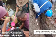 Viral Video Warga Pekalongan Berebut Air yang Tiba-tiba Muncul, Disangka Berkah Ternyata dari Pipa PDAM Bocor