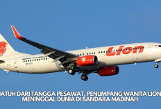 Terjatuh dari Tangga Pesawat, Penumpang Wanita Lion Air Meninggal Dunia di Bandara Madinah