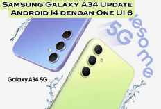 Update! Samsung Galaxy A34 kini menerima pembaruan Android 14 dengan One UI 6