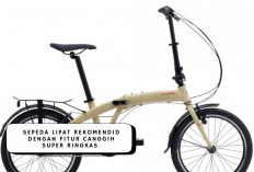 Compact & Smart, 3 Sepeda Lipat Masa Kini yang Wajib Dicoba, Ringkas, Stylish, dan Super Praktis!