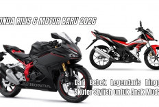 Honda Rilis 6 Motor Baru 2026, Dari Bebek Legendaris hingga Skuter Stylish untuk Anak Muda